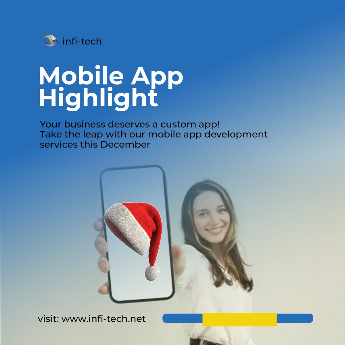 infitechmw's tweet photo. ๐ Mobile App Highlight! ๐ฑโจ
๐ Donโt miss outโmake your brand shine this December!
๐ Contact us today:
๐ง Email: info@infi-tech.net
๐ฑ Call: +265 99 358 52 13 | +265 88 426 88 37
#MobileAppDevelopment #TechInnovation #AppSolutions #TechForBusiness #MalawiTech #BusinessGrowth https://t.co/3wSmsqMSwv