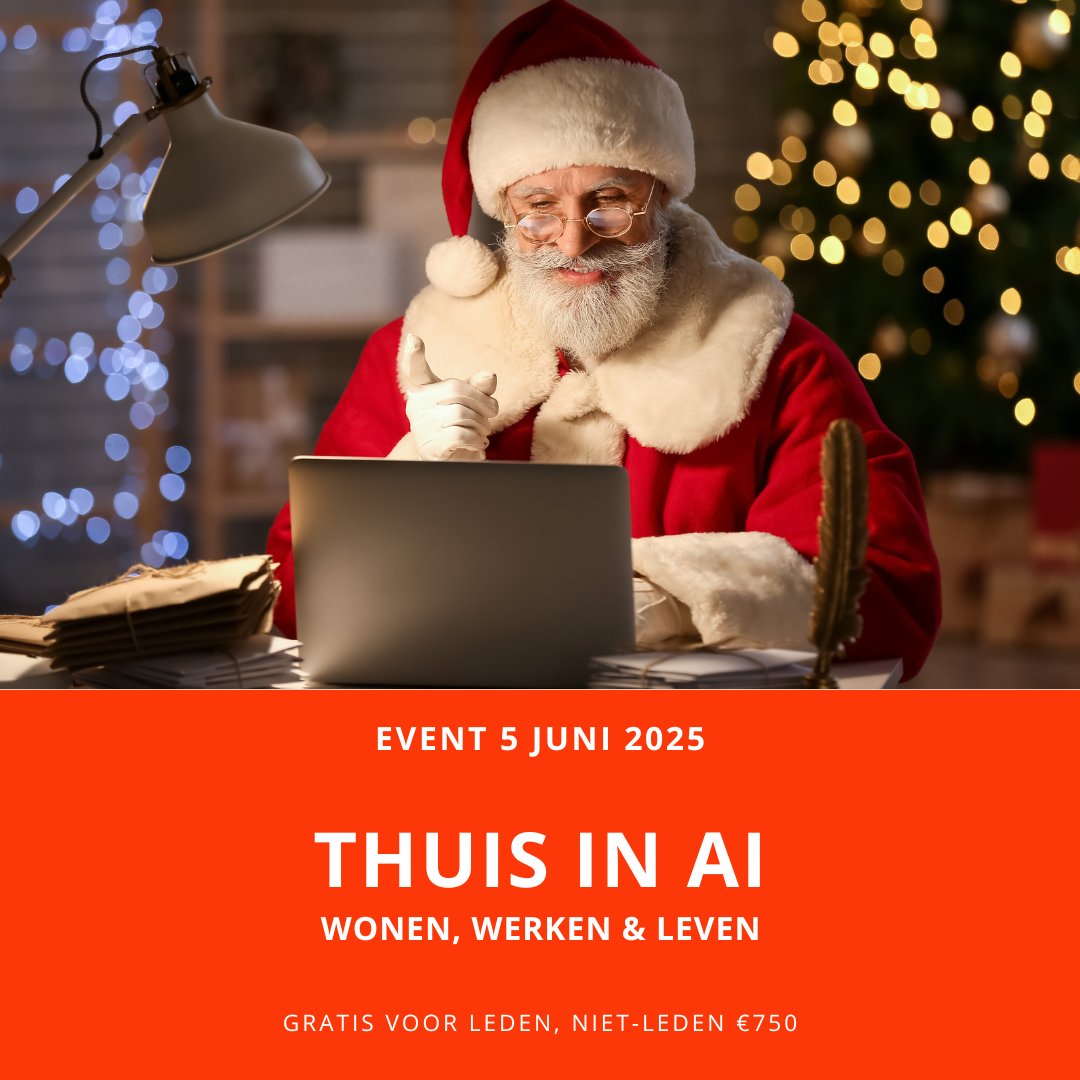 𝗪𝗶𝗲 𝗶𝘀 𝗻𝗼𝗴 𝗲𝗰𝗵𝘁? 
Natuurlijk geloven we voor de vorm in de kerstman. Maar we geloven vooral dat AI het steeds moeilijker voor je maakt om echt van nep te onderscheiden. Meld je aan voor het AI event op... corporatienl.nl/events-trainin…