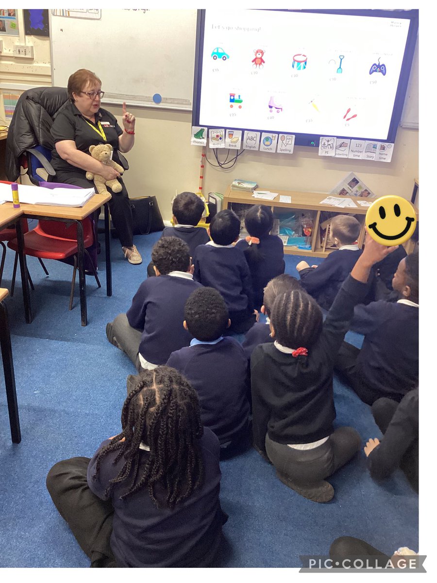 We have a special visitor in 2A this morning! Sandra from HSBC has come to visit us this morning to discuss the importance of saving money! <a href="/HSBC_UK/">HSBC UK</a> <a href="/MrsA_Bi/">MrsBi</a> <a href="/paganelschool/">Paganel Primary</a>
