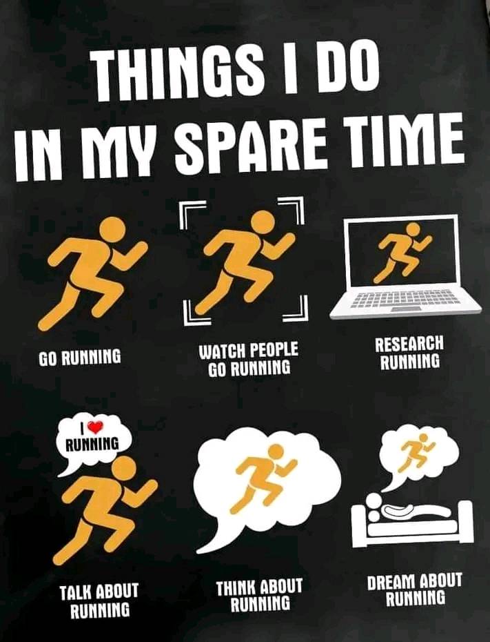 DavidDack's tweet photo. Let’s face it:
if you're not running every day, watching every race, and constantly thinking about your next run, you’re not really a runner.
You’re just pretending.
#NoExcuses #RealRunners https://t.co/nXYRtDTAtm
