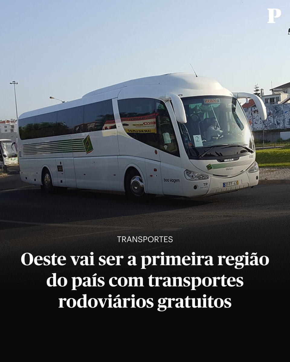 Publico's tweet photo. Em 2025, o Oeste será a primeira comunidade intermunicipal a lançar um passe regional totalmente gratuito, permitindo viagens ilimitadas apenas nos operadores rodoviários.

Leia aqui: https://t.co/LdxD0O6gii https://t.co/ekWpIhlBQW
