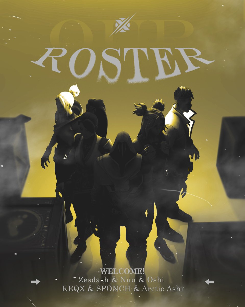 teamxenon_gg's tweet photo. 🔥 فريقنا الجديد جاهز للتحدي!
مع Zesdash, Nuu, Oshi, KEQX, SPONCH، وArctic Ashi، مستعدين نرفع اسمنا في عالم فالورانت!

🔥 Our new roster is ready for action!
With Zesdash, Nuu, Oshi, KEQX, SPONCH, and Arctic Ashi, we're set to make our mark in Valorant!

#فالورانت #فريقنا_الجديد https://t.co/yaCEz26BZt