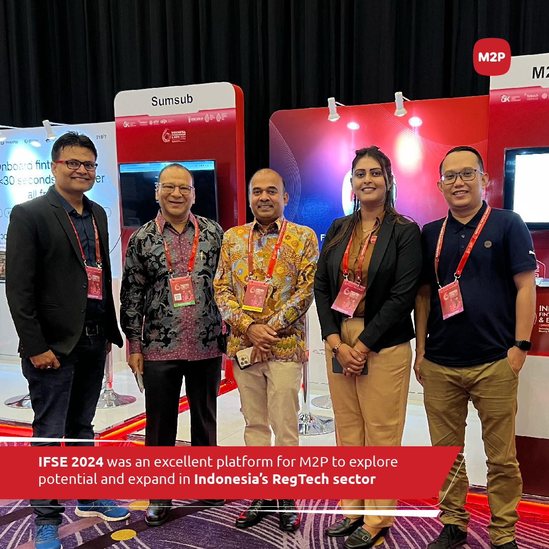 m2pfintech's tweet photo. Thrilled to have participated as a Mini-Bronze sponsor at IFSE 2024 in Jakarta! The event provided valuable insights into the Indonesian RegTech landscape and opened up exciting growth opportunities.
Looking forward to strengthening M2P's presence in Indonesia!
#IFSE #M2P https://t.co/fabzlZ481r
