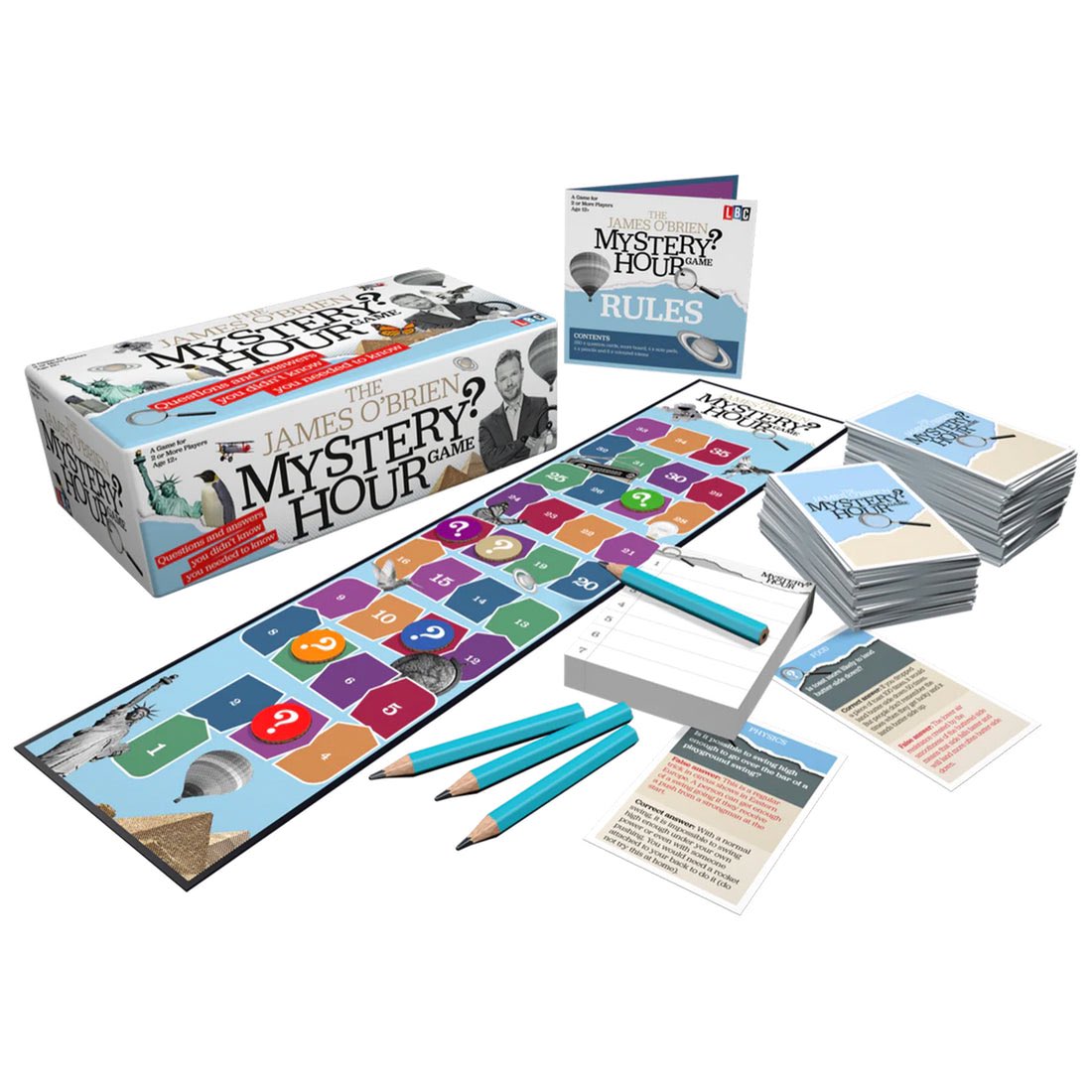 We are now down to our last copy of <a href="/mrjamesob/">James O'Brien</a> #Mysteryhour board game (yay) it’s been a firm favourite in the club and thru online sales!