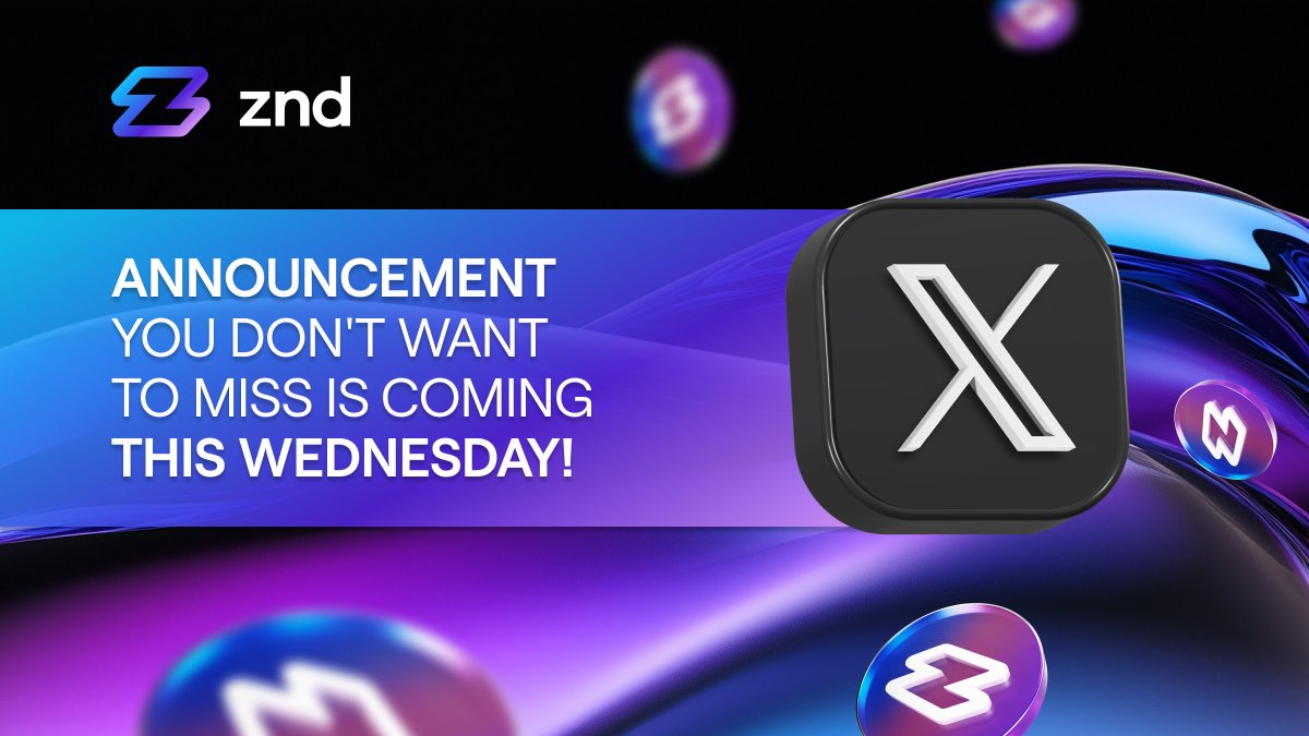 ZND_co's tweet photo. Ready for some BIG news? 📰

Here’s the catch – you have to find some time to join our upcoming X Space. 🎙️

We’re not spilling the beans just yet... but let's just say, it’s going to be EPIC! 😎

Mark your calendars:
📍 December 18th – this Wednesday
⏰ 3:00PM CET
🌐 X Space (https://t.co/qAtFVGpYOH)

We can’t wait to see you there. Trust us, you want to be a part of this! 🔥

Once again – This Wednesday. 3:00PM CET. X Space. 👀

You have to be there! 👊