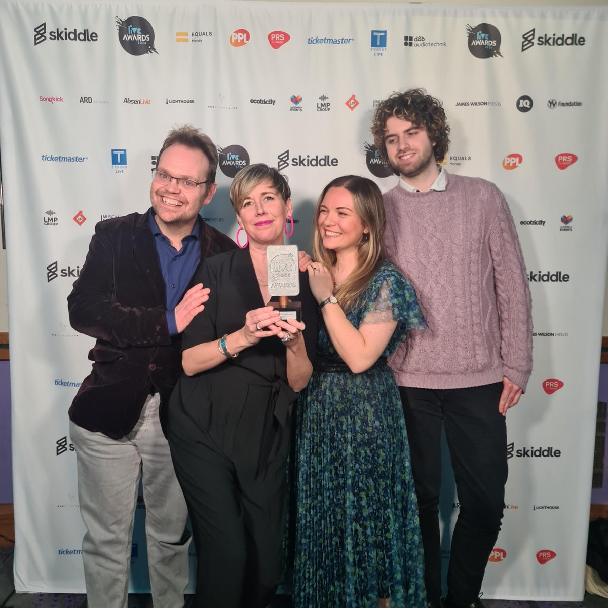 attitudetweets's tweet photo. We’re thrilled to have won the Best Workforce Award at the @LiveMusic_UK
Awards! 🏆

A massive thank you to LIVE and D&amp;B Audiotechnik for an unforgettable evening and for hosting our team so wonderfully. Here’s to celebrating the amazing people who make it all happen! 💪✨ https://t.co/RAy1yqKnU7
