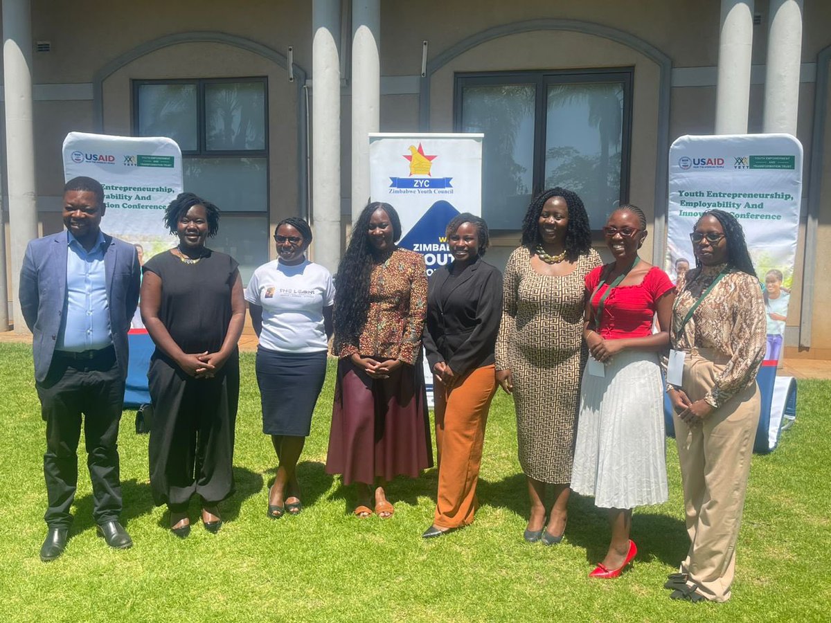 mudzawa_r_s's tweet photo. An inspiring conference at #YEEI, convened by @YetTrust supported by @UsaidZimbabwe exploring ways to empower young entrepreneurs from grassroots to excellence. Was honored to share the conversation with @AU_YouthEnvoy Chido Mpemba #YouthEmpowerment
#WeCan https://t.co/PQ4zOV5WIp