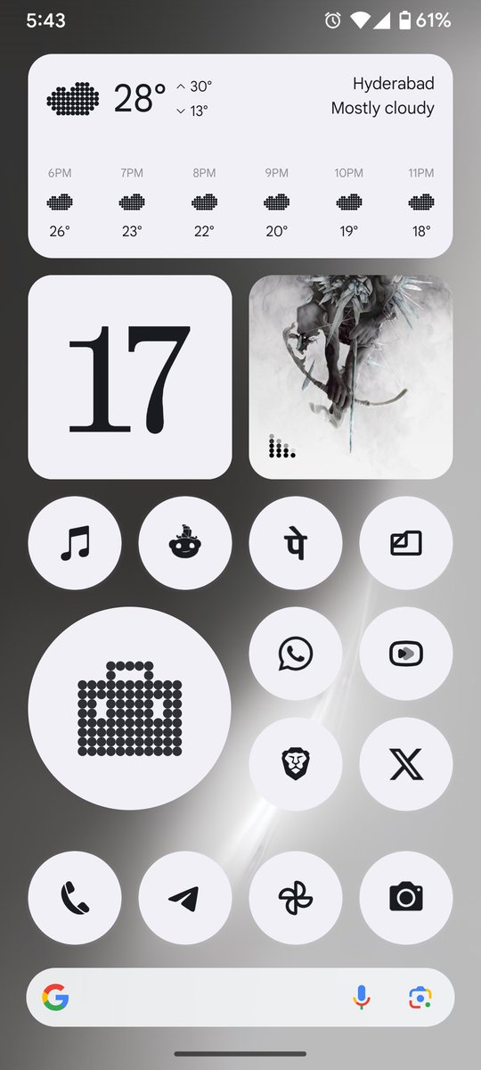 MicrosoftvApple's tweet photo. Why is NothingOS so beautiful 😭 https://t.co/6HApH074nZ