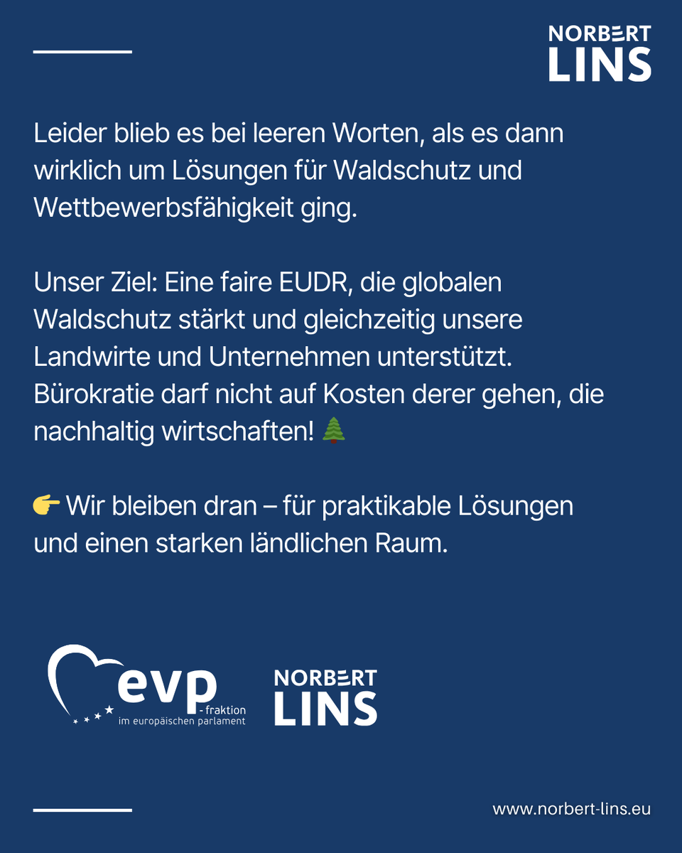 ❌🌳 Blockademinister Özdemir: Stillstand statt Lösungen für unsere Wälder

#EUDR #Entwaldungsverordnung #Waldschutz #CDU #fuerunsineuropa #Buerokratieabbau #Pragmatismus
