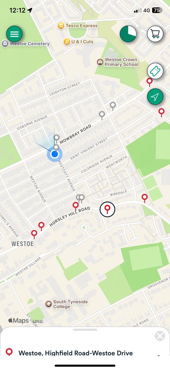 ChewwyBaloo's tweet photo. When you click on the stop it isn’t showing anything, just a grey sign then it says sorry stagecoache buses don’t stop at this stop. https://t.co/lMGjUCnXUI