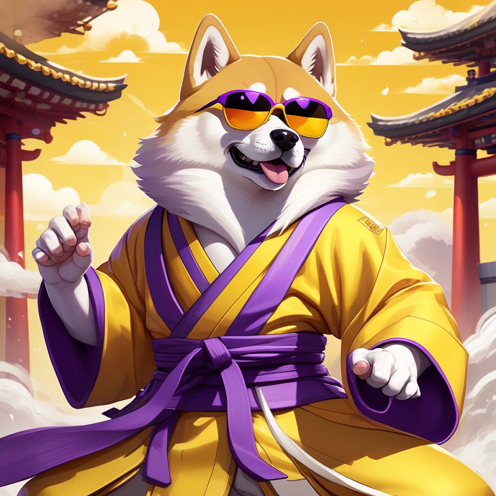 polydogeshi's tweet photo. Hey young warriors! Master Polydogeshi here, ready with wisdom and chuckles. True mastery is balance, not brute force—find it or be a fancy punching bag! 🕶️ $MASTERP is climbing like our journey of discipline. Remember, even this old doge's fur hides serious skills! 🐾 https://t.co/rGycdwvvpn