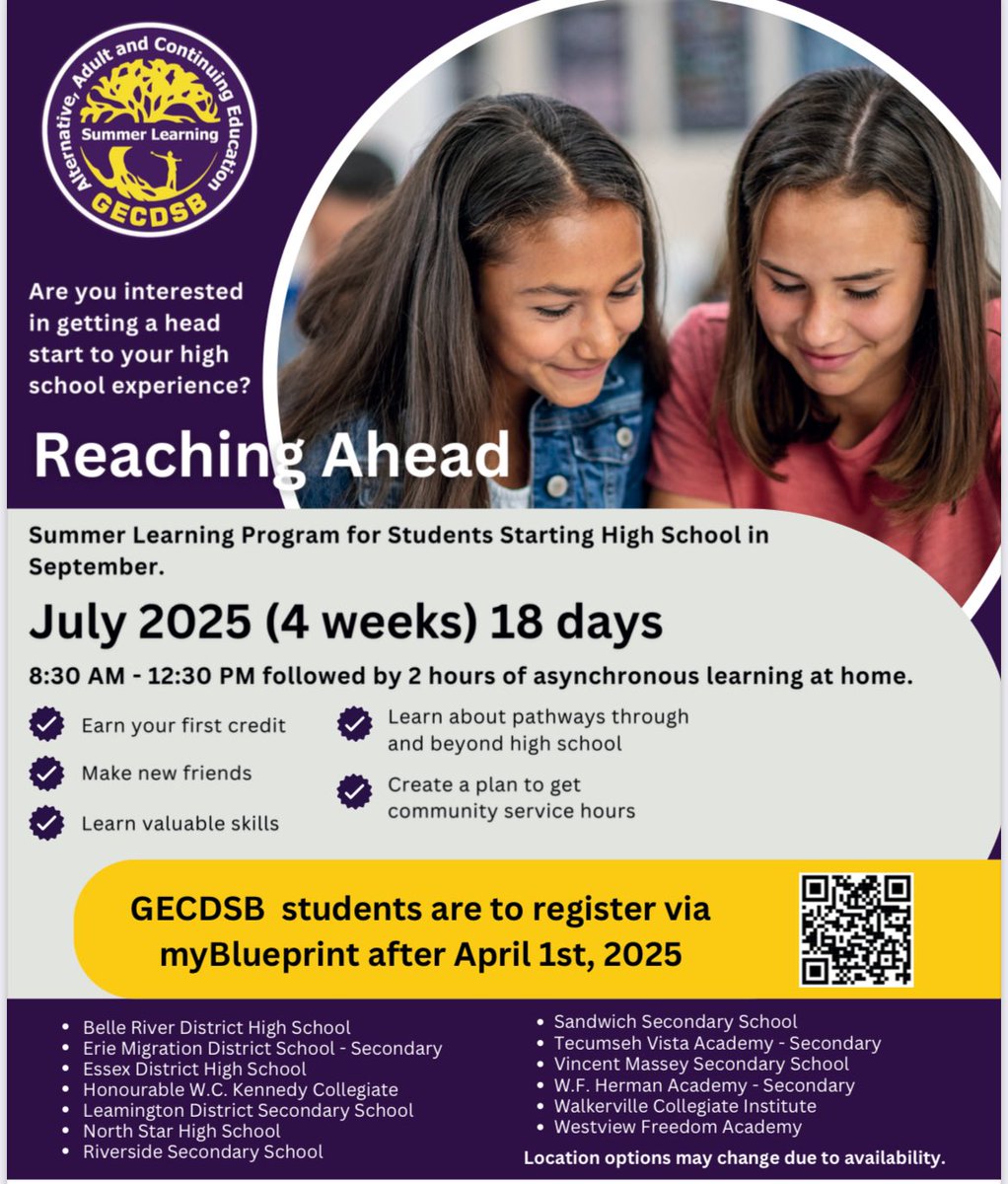 A great opportunity for incoming Sandwich Sabres to earn their first high school credit