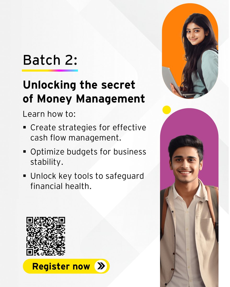 EY_India's tweet photo. EY CAFTA Treasury 101 – Unlock the essential of treasury management and explore the future of digital transactions
Eligibility - Open to college students and young professionals
*0-3 years of work experience
Register now - https://t.co/CpLhnGHesr
#EYCAFTA #Treasury101 https://t.co/DFyk9T8oZv
