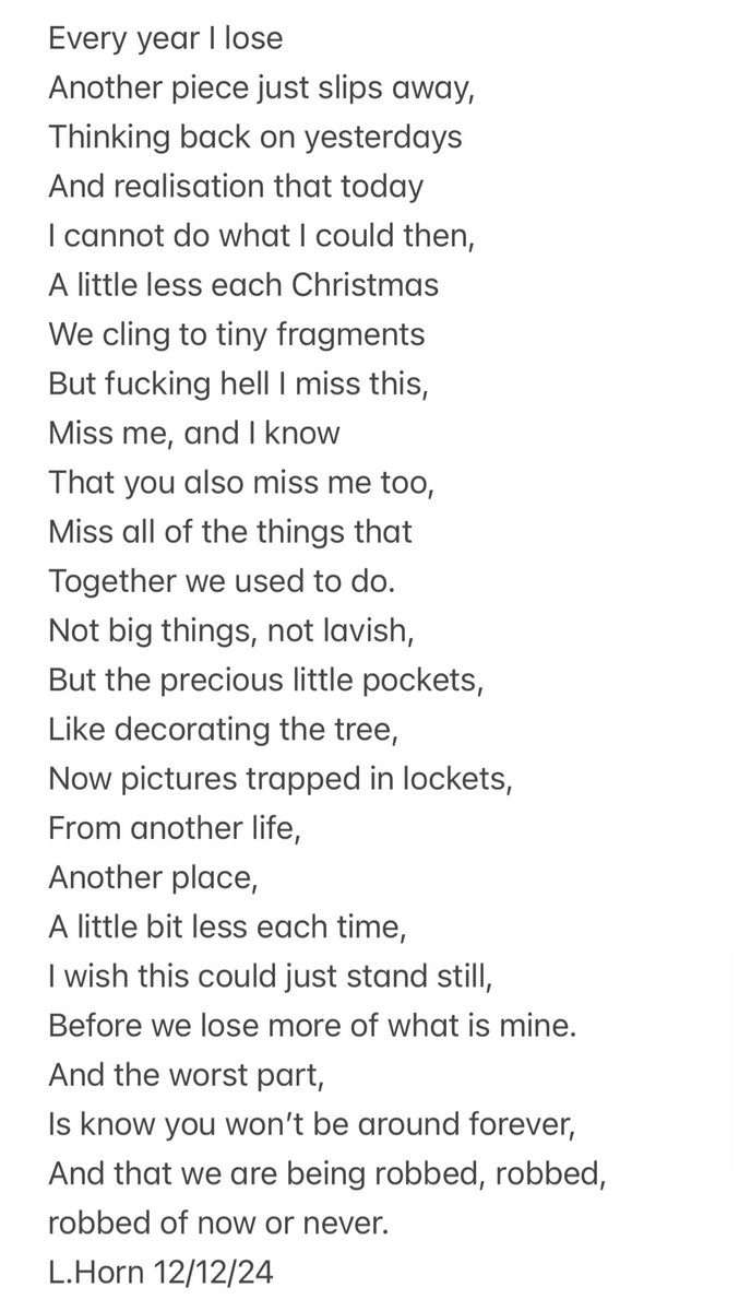 Please click on the image for the full poem. Bit of a raw one, but I know many will relate. 
I wrote it for/of my mum really. 

#MECFS #poetry #chronicillness