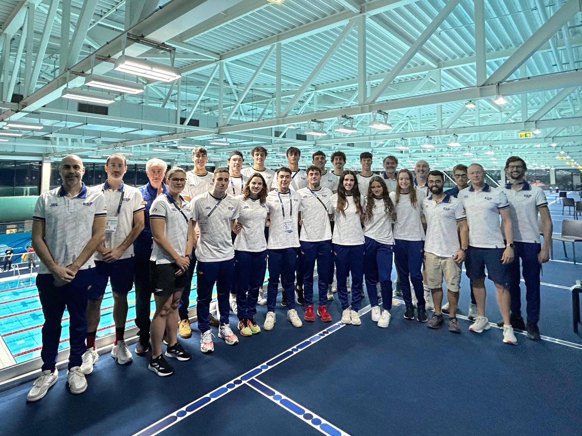 santi_veiga's tweet photo. Great week for the Spanish team in Budapest for WCH's 25m 💪💪

- 1 Gold Medal
- 9 Finals (6 individual + 3 relays)
- 19 National Records 😳😳

Next stop...long course! 😈 https://t.co/Eg3o1P4pQG