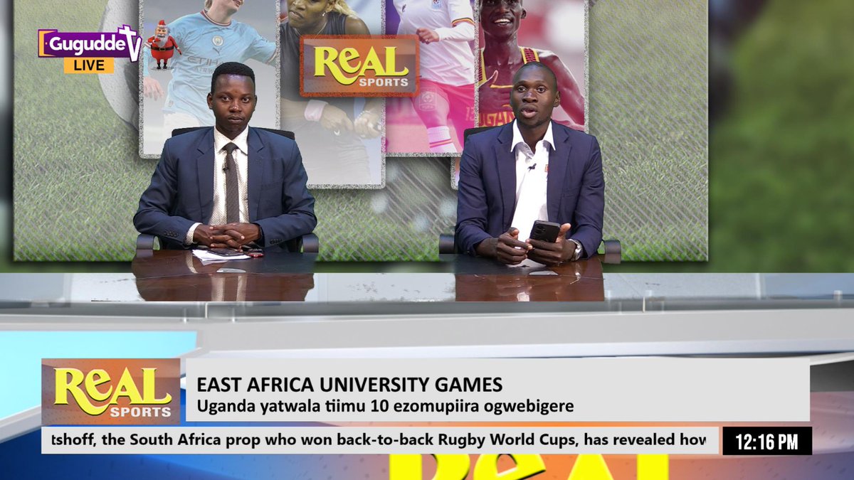 guguddetvuganda's tweet photo. Uganda yatwala tiimu 10 ezomupiira ogwebigere mu EAU Games.

Mabululu okuva mu Angola solo ye gamezze eya Omedi mu Award za CAF.

ITEKA Service 3-0 YY Coaches FC , Lamansia 2-0 Arrows FC- Bebeto Charity Cup

Western Ham United 1-1AFC Bournemouth - EPL

#GuguddeTvUganda https://t.co/KG353IalJU
