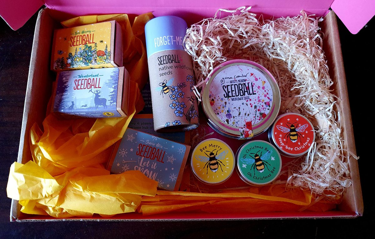 wildseawitch's tweet image. My fabulous gift from @seed_ball arrived yesterday, thank you so much. I&apos;m even more excited for Spring and getting back in the garden now! Plus there&apos;s so many I can spread some at work too, providing colour and a welcoming haven for even more insects. #supportsmallbiz #bees
