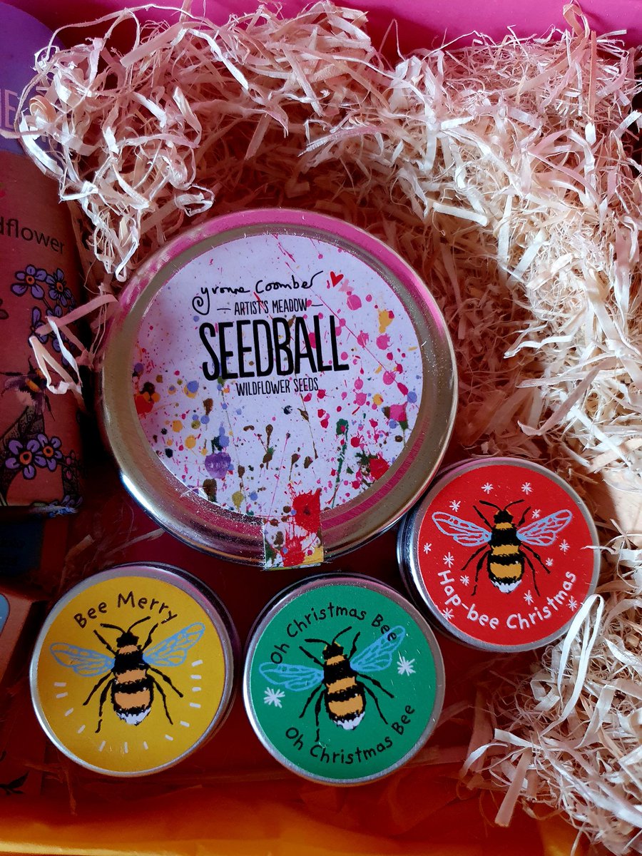 wildseawitch's tweet image. My fabulous gift from @seed_ball arrived yesterday, thank you so much. I&apos;m even more excited for Spring and getting back in the garden now! Plus there&apos;s so many I can spread some at work too, providing colour and a welcoming haven for even more insects. #supportsmallbiz #bees