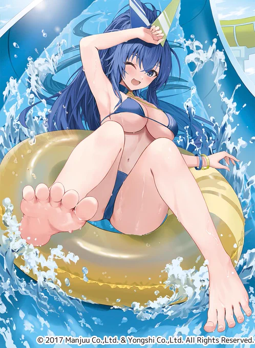 ヴァイスシュヴァルツ ブースターパック「アズールレーン Vol.2」にて、 ニュージャージーのイラストを2点描き下ろしました!金)発売予定です!よろしくおねがいします 