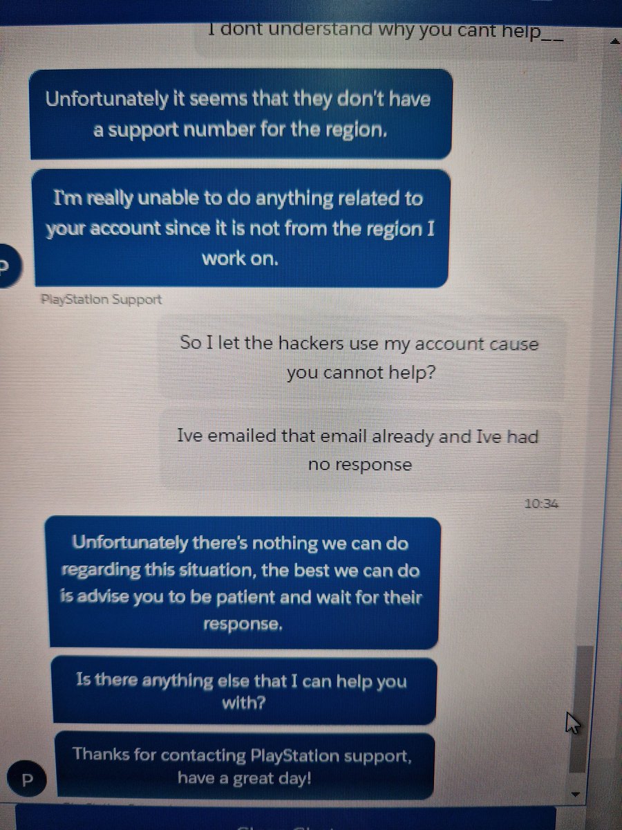 Bowrius's tweet photo. My father's PSN account has been hacked, on which he has spent 100s of hours playing World of Tanks and this is the PlayStation service you get. #playstation #playstationsupport @PlayStationEU @AskPlayStation @PlayStation https://t.co/yeD4uaX2AF