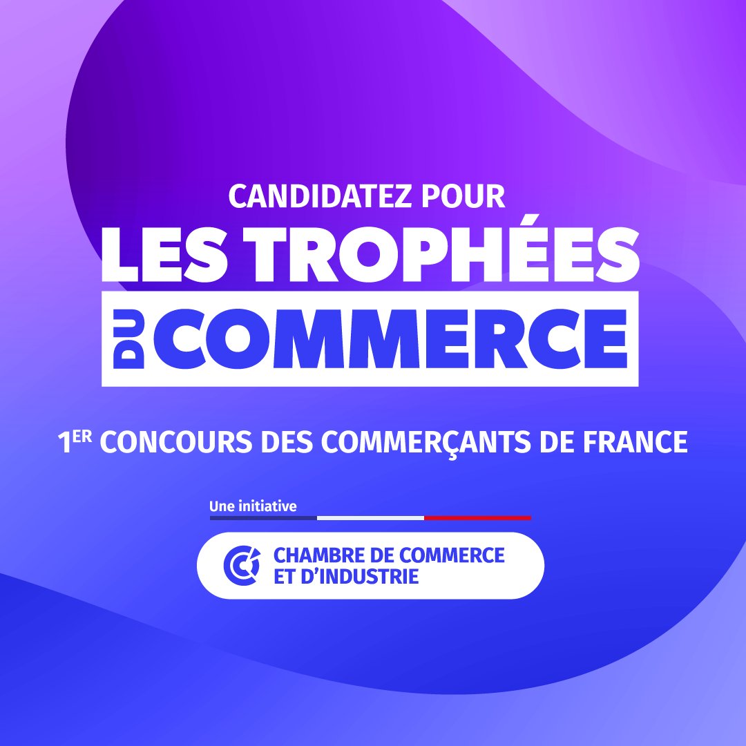 CCI Le Mans & Sarthe (@cci72) on Twitter photo 🏆 Les Trophées du Commerce, organisés par <a href="/ccifrance/">CCI France 🇫🇷🇪🇺</a>, mettent à l’honneur les professionnels du commerce et des services de proximité.
⌛️ Vous avez jusqu'au 13 janvier 2025 pour envoyer votre dossier de candidature à la <a href="/cci72/">CCI Le Mans & Sarthe</a> !
👉 Plus d'information : bit.ly/3ZFIu8f 🏆 Les Trophées du Commerce, organisés par <a href="/ccifrance/">CCI France 🇫🇷🇪🇺</a>, mettent à l’honneur les professionnels du commerce et des services de proximité.
⌛️ Vous avez jusqu'au 13 janvier 2025 pour envoyer votre dossier de candidature à la <a href="/cci72/">CCI Le Mans & Sarthe</a> !
👉 Plus d'information : bit.ly/3ZFIu8f