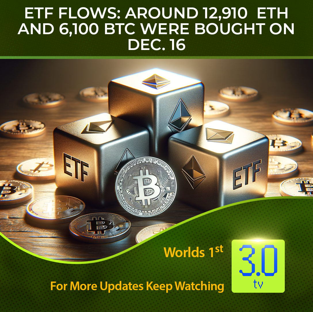 reallive3tv's tweet photo. ETF FLOWS: Around 12,910  ETH and 6,100 BTC were purchased on Dec. 16  

Check out our Website for more information https://t.co/0IatwEEwnL

$BTC $ETH #btcinflows #ethereuminflows https://t.co/fx8dEEkUhl