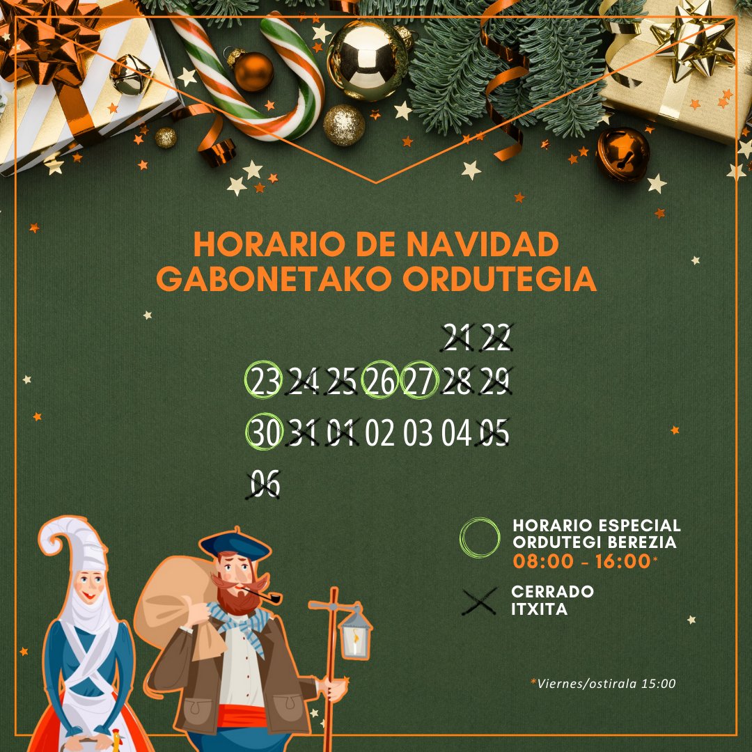 Horario Especial de Navidad 🎄

Estas fiestas no cerramos porque queremos seguir ofreciéndote el servicio de siempre, ¡también en Navidad!

Todos nuestros canales estarán disponibles para atenderte. Si nos necesitas, aquí seguiremos para ayudarte. 🎁

¡Felices fiestas! 🌟#navidad
