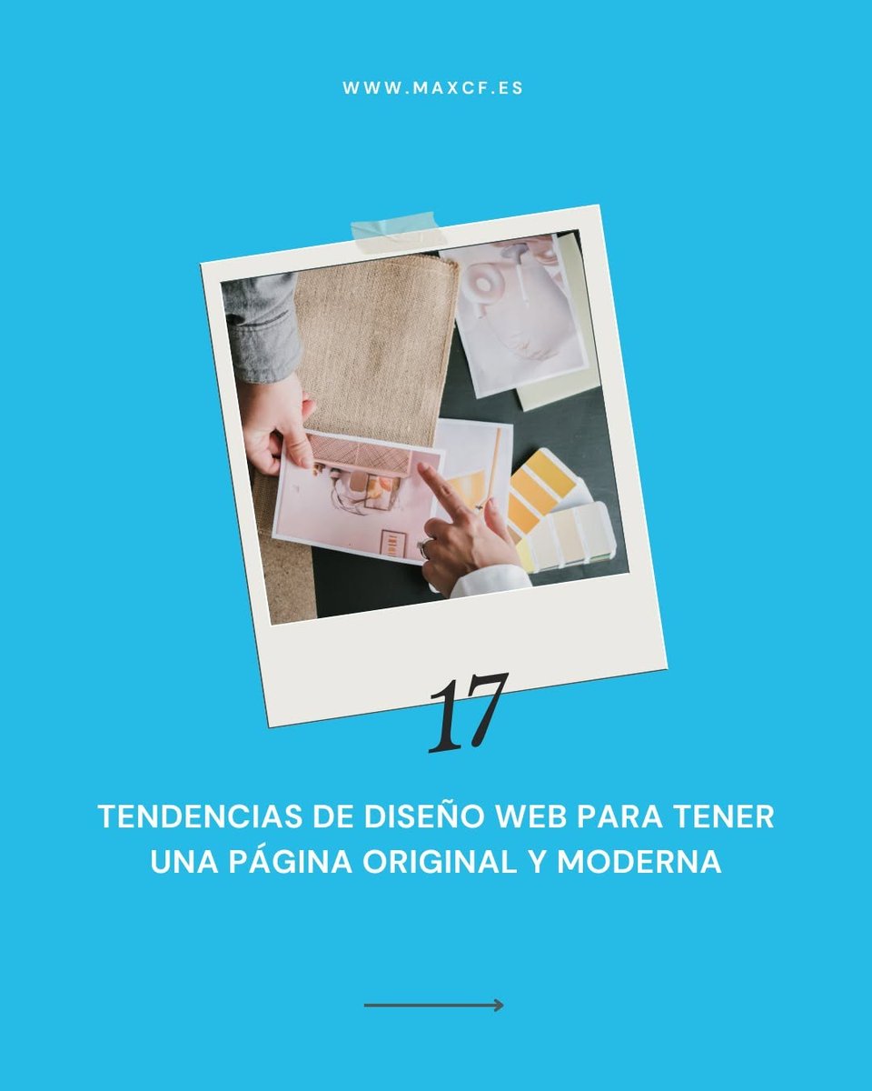 Os recuerdo que hace unos días publiqué en mi blog las ✨tendencias en diseño web para 2025✨

🔵 17 tendencias para tener una página original y moderna
🔵 4 tendencias obligatorias

👉 maxcf.es/tendencias-dis…