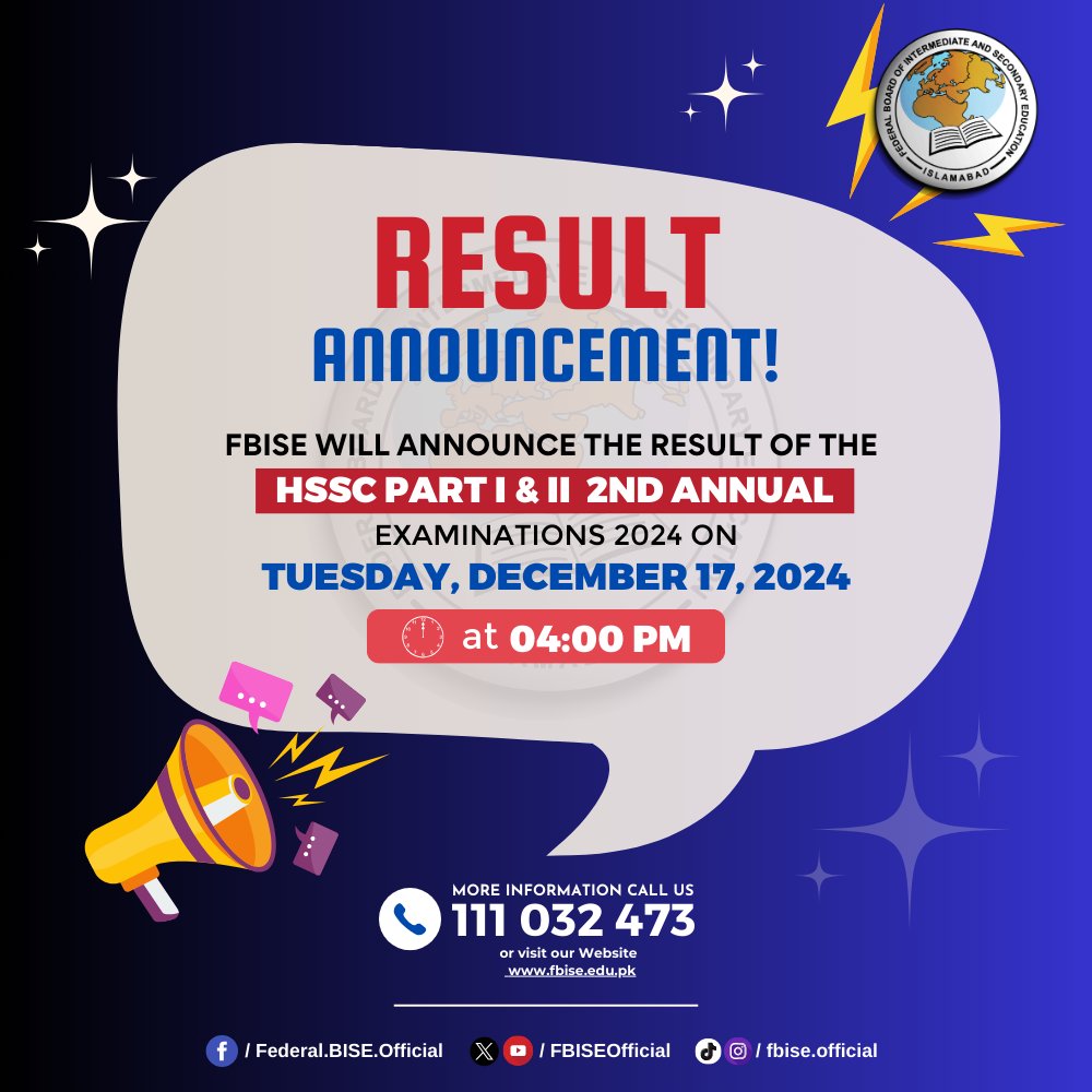 #FBISEResults2024 #FederalBoard #HSSCResults #fbise #results