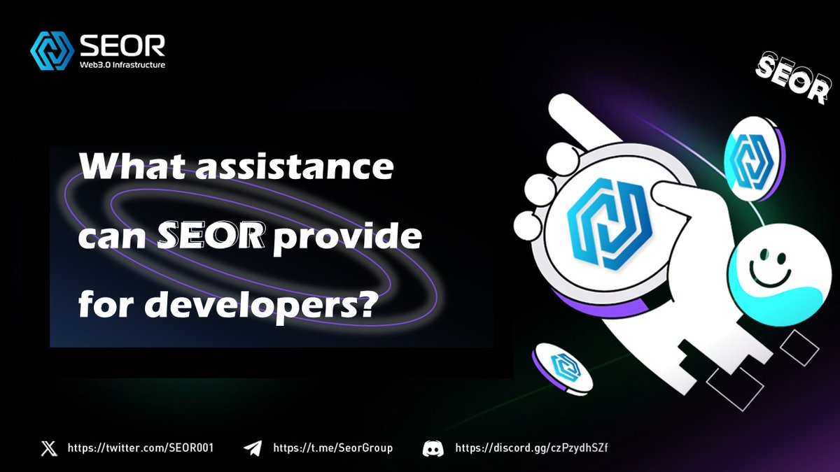 ⚙️What assistance can SEOR provide for developers?

📊Developers can utilize a variety of technologies to create customized oracles.
🪩Developers can build oracles that are tailored to the specific needs of different decentralized applications, such as those in the DeFi, NFT, or