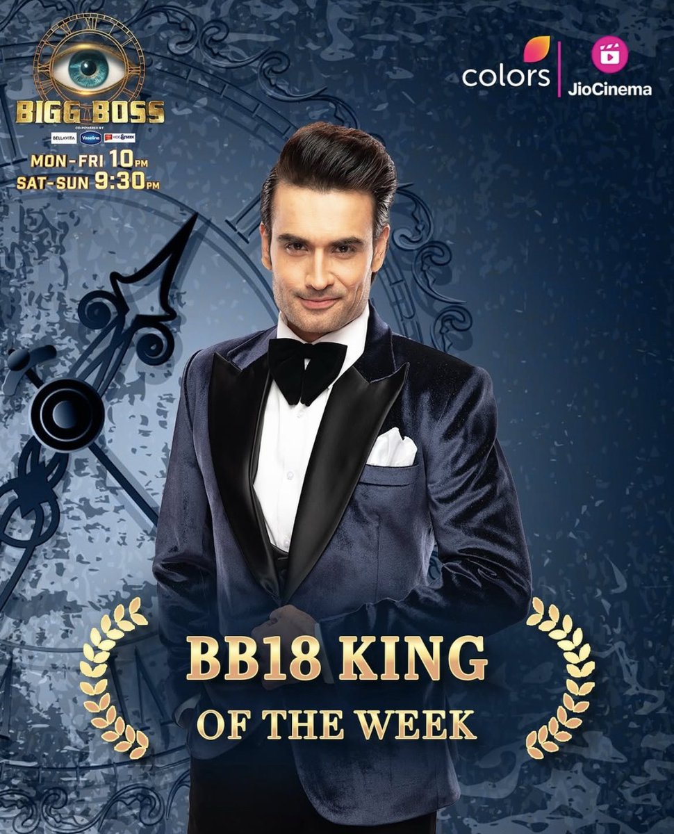 GlamWorldTalks's tweet photo. Janta ka laadla #VivianDsena karega ghar par raaj, kyunki usse mila hai iss hafte #BBKing ka taaj.

Congratulations to all the #VDians for winning yet another #BBKing contest.

#BB18 #BiggBoss18 https://t.co/g5lGYthcgm