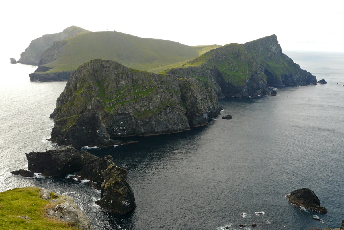 Gleann Mor on the north of the main island from Soay