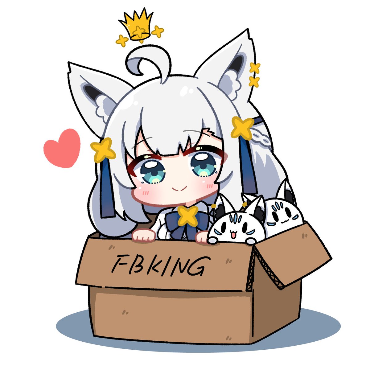 ダンボールキングダム !👑
#絵フブキ #フブキングダム 
#フブキングダムに納税