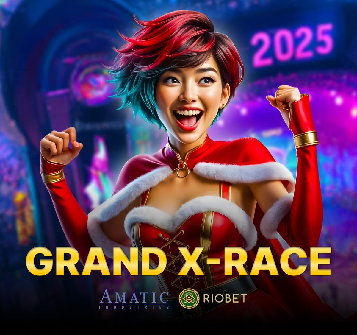 ⚡️ GRAND X-RACE! 🎄
De 16 a 28/12, corra por €10.000 com Amatic e Riobet! Cada giro traz emoção e vitória. 🏆 Participe agora e conquiste o topo! 🎉 https://t.co/q0dZNgX4FL