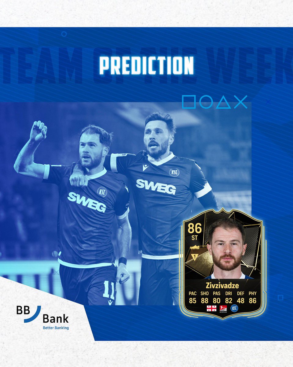 🤩 | Unser KSC Spieler des Spiels vom 16. Spieltag 💙

Mit seinem Doppelpack zum 4:2 Heimsieg ⚽️⚽️

#PHIRONIX #KSCmeineHeimat #2Bundesliga #spieltag16 #eafc25 #teamoftheweek