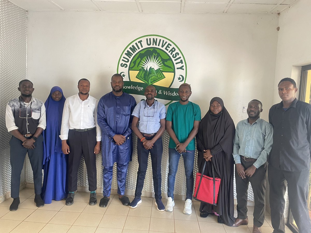 offatechexpo's tweet photo. Exciting News from the Offa Tech Expo Team! 🎉

Yesterday, we had the privilege of meeting with Professor Abiodun Musa Aibinu (@maibinu), the Vice Chancellor of @SummitUniOffa  Summit University Offa, Kwara State. 

In an inspiring discussion, Professor Aibinu gave us his full https://t.co/OMaZudHKHa