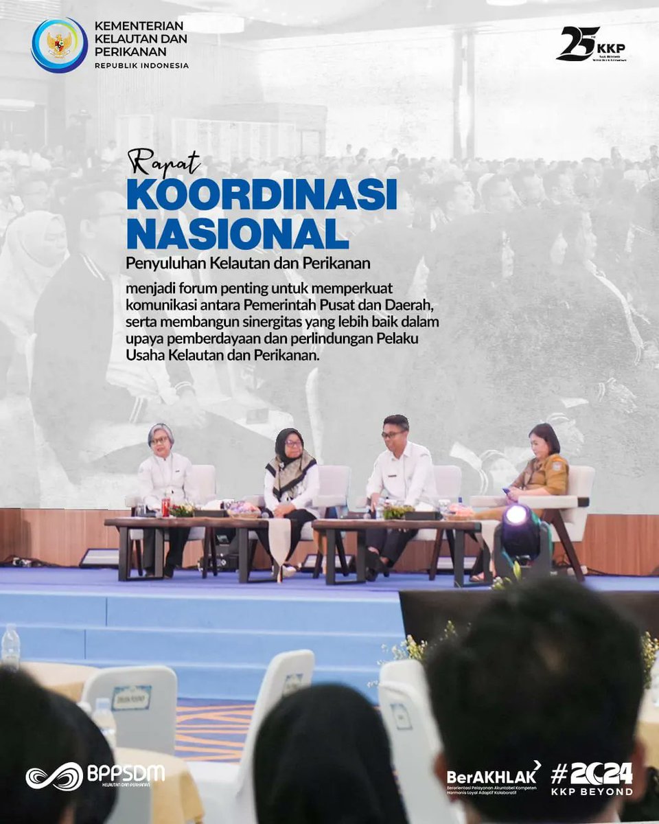 bppsdm_brpbappp's tweet photo. #SobatBahari, #RAKORNASLUHKP2024 kemarin menjadi forum penting utk memperkuat komunikasi antara Pemerintah Pusat & Daerah, serta membangun sinergitas yg lebih baik dlm upaya pemberdayaan & perlindungan Pelaku Usaha KP. MANTAP!
@in_radiarta @saktitrenggono @kkpgoid #SDMUnggul https://t.co/94lMjKmCY8