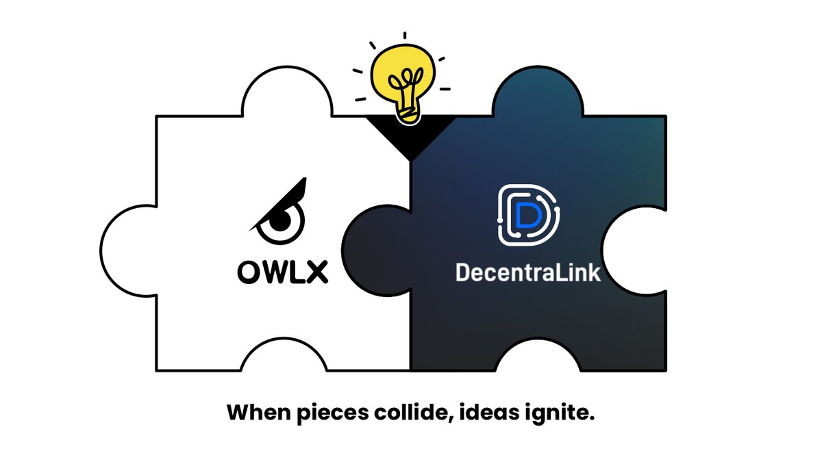 🦉OwlX.ai 𝗕𝗥𝗘𝗔𝗞𝗜𝗡𝗚!

Today Newly Listed Project on #OwlX is <a href="/Decentra_Link/">໊DecentraLink</a>

#DecentraLink's decentralized oracle network (DON) is meticulously designed to #bridge real-world data to #blockchain ecosystems with the highest reliability, accuracy, and