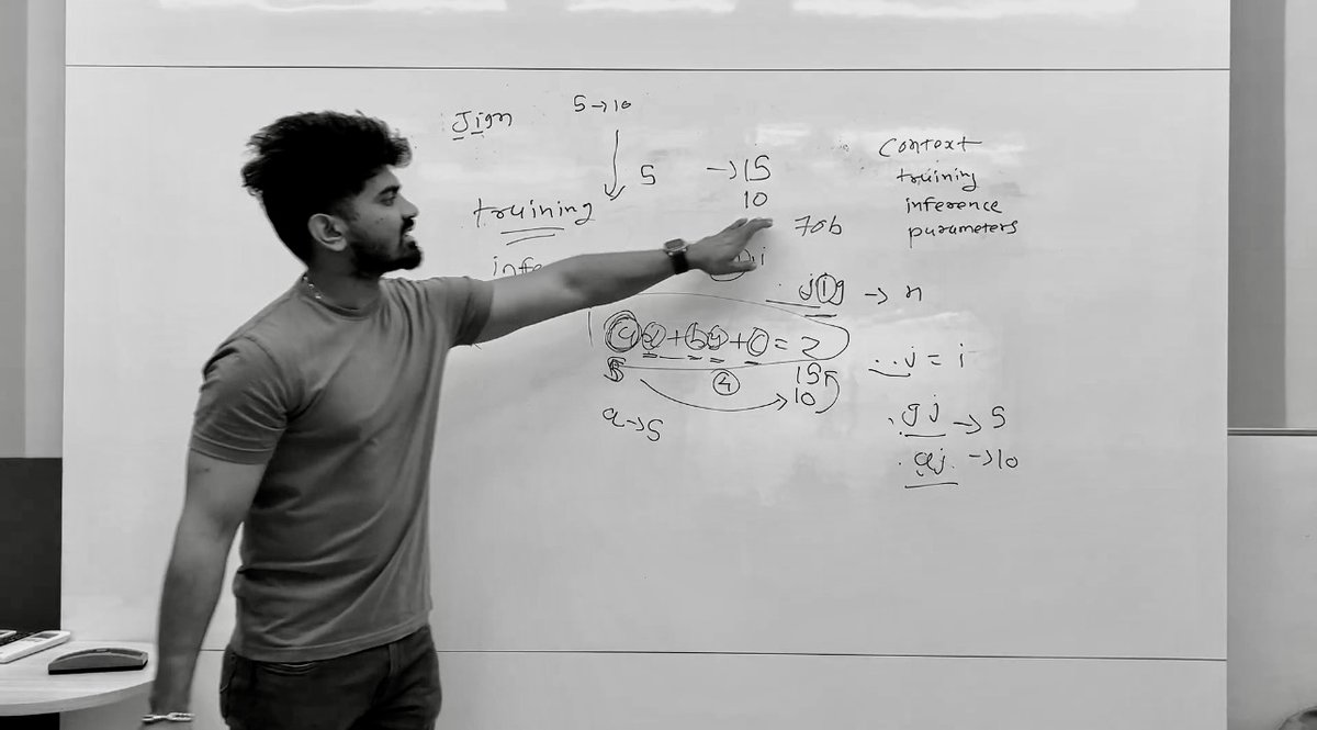 Jimmy S (@jimmys0251) on Twitter photo Had a great session with the team today on LLM fundamentals.
We covered:
- LLM basics
- Derivatives, back propagation and gradients 
- Matrix basics
Looking forward to continue these sessions until the team is confident enough to start building small models themselves. Had a great session with the team today on LLM fundamentals.
We covered:
- LLM basics
- Derivatives, back propagation and gradients 
- Matrix basics
Looking forward to continue these sessions until the team is confident enough to start building small models themselves.
