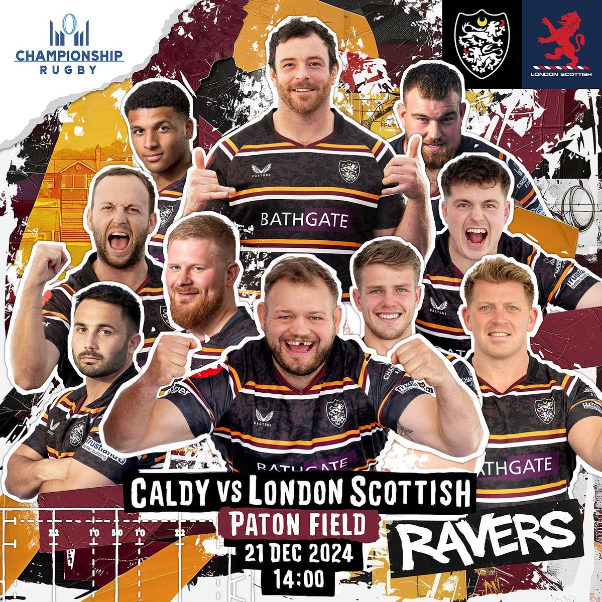 ‘𝗧𝗵𝗲 𝗕𝗶𝗴 𝗢𝗻𝗲’ 🎄

This Saturday, join us at Paton Field for our Pre-Xmas fixture against <a href="/LSFCOfficial/">London Scottish Rugby</a> 

Tickets powered by <a href="/TicketCoUK/">TicketCo UK (Moved to @TicketCo)</a> 
🔗 caldyrugbyclub.com/match-tickets/

⏰ 2PM
📍 Paton Field, CH48 1NX

Get behind your #Ravers as we chase our first victory of the 24/25 season
