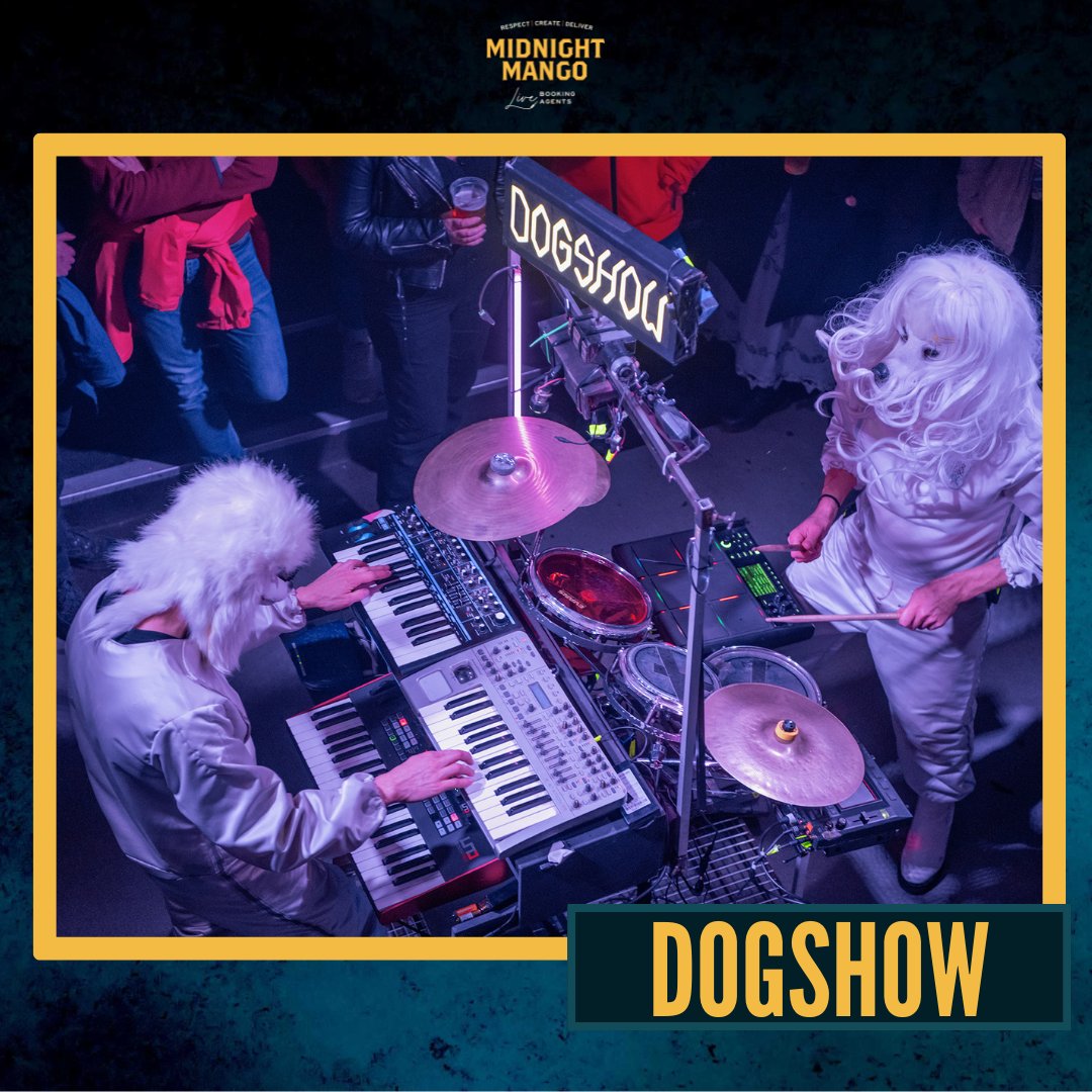 Midnight Mango (@midnightmango) on Twitter photo 🎉 New Signing: Dogshow!
Dogshow are an unmistakable band formed by 2 brothers traversing the astral planes of dance music – whilst dressed as poodles.
‘Boiler Room meets Crufts on a trip to space’
For UK & IE: pink@midnightmango.co.uk 🎉 New Signing: Dogshow!
Dogshow are an unmistakable band formed by 2 brothers traversing the astral planes of dance music – whilst dressed as poodles.
‘Boiler Room meets Crufts on a trip to space’
For UK & IE: pink@midnightmango.co.uk
