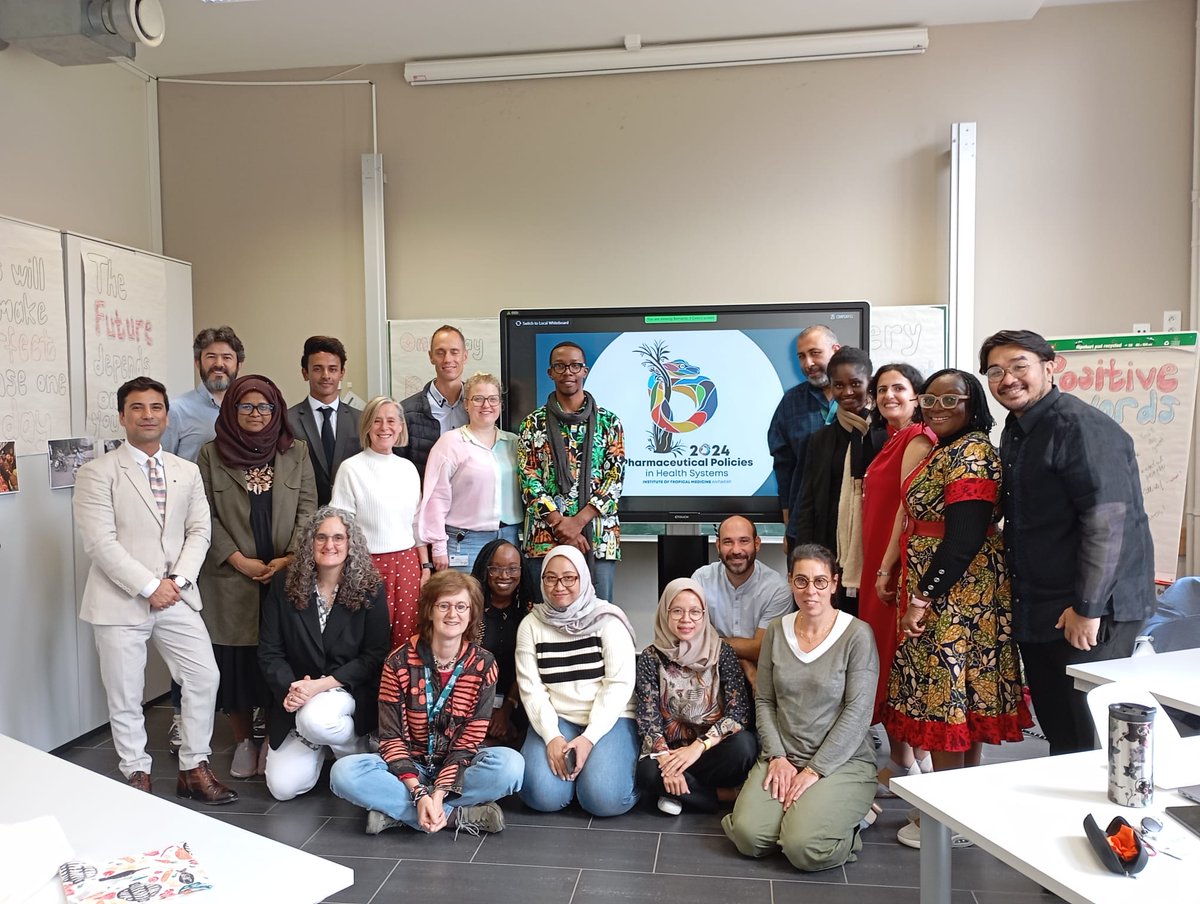 Raffaella Ravinetto (@rravinetto) on Twitter photo <a href="/ITMantwerp/">Institute of Tropical Medicine Antwerp</a> short course on #Pharmaceutical #Policies in Health Systems provides tools to understand, analyse & propose strategies for strengthening pharmaceutical systems toward #UHC. Apply by 15 Jan 2025! itg.be/en/study/cours…
<a href="/BelenTarrafeta/">Belén Tarrafeta</a> <a href="/SalehAljadeeah/">Saleh Aljadeeah</a> <a href="/HazelBradleyUWC/">Hazel Bradley</a> <a href="/ITMantwerp/">Institute of Tropical Medicine Antwerp</a> short course on #Pharmaceutical #Policies in Health Systems provides tools to understand, analyse & propose strategies for strengthening pharmaceutical systems toward #UHC. Apply by 15 Jan 2025! itg.be/en/study/cours…
<a href="/BelenTarrafeta/">Belén Tarrafeta</a> <a href="/SalehAljadeeah/">Saleh Aljadeeah</a> <a href="/HazelBradleyUWC/">Hazel Bradley</a>