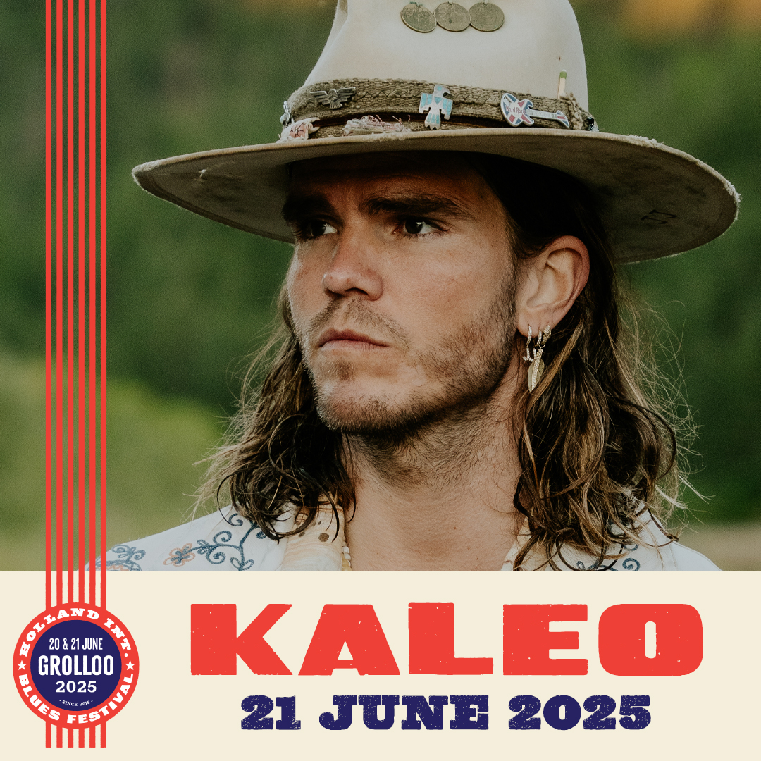 KALEO op Holland International Blues Festival 2025 op zaterdag 21 juni. Meer info: bit.ly/HIBF25-KALEO