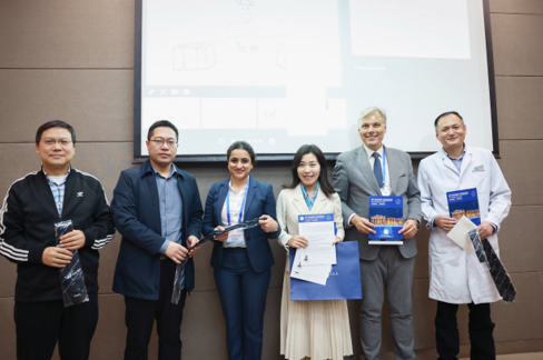 eacmfs_org's tweet photo. On 13 November, Dr Nicholas Kalavrezos, President of the EACMFS, led a delegation of experts from UCLH on a fruitful exchange visit to the first Affiliated Hospital of USTC, Anhui Provincial Hospital. We look forward to many future collaborations! #EACMFS #OMFS https://t.co/APKd5IqZBZ