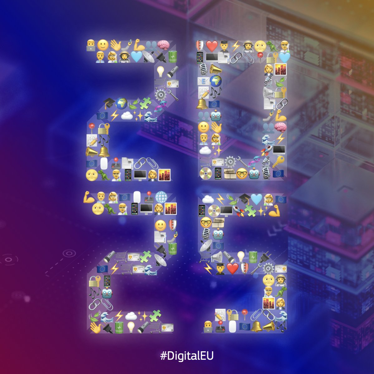 💚AI
💙Data
💛Media
🧡Internet
🤍Quantum
💜DigitalEU
🩷Cybersecurity
💚Supercomputers
🩵Online Platforms
🤎Future Technologies

𝗥𝗲𝗮𝗱𝘆 𝘁𝗼 𝗷𝘂𝗺𝗽 𝗶𝗻𝘁𝗼 𝘁𝗵𝗲 𝟮𝟬𝟮𝟱?

Wishing you all a happy New Year 🤓!

From the #DigitalEU team 💜