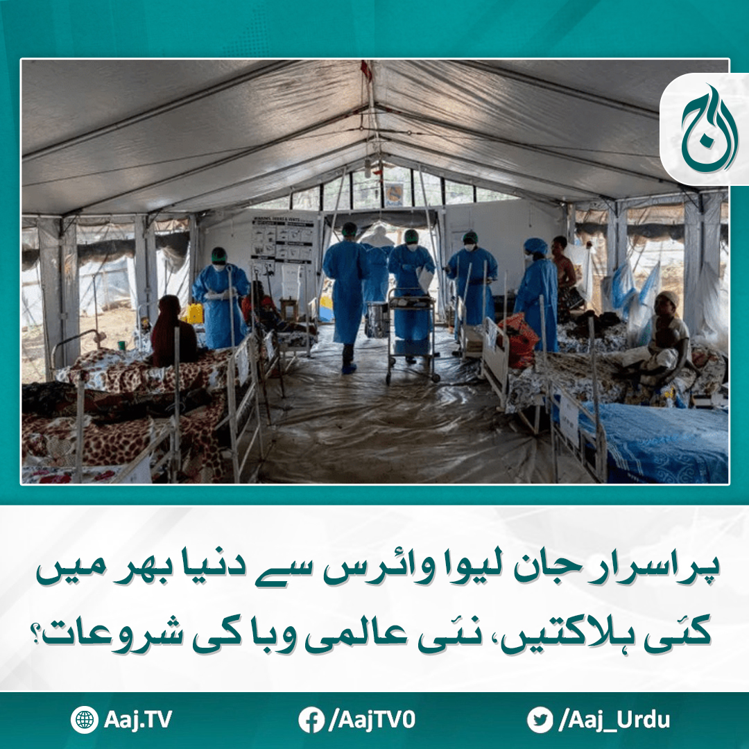 Aaj_Urdu's tweet photo. اکتوبر کے آخر میں پراسرار بیماری کے تقریباً 400 کیسز رپورٹ ہوئے، رپورٹ
مزید پڑھیے: https://t.co/MA7vig23ZM
#AajNews #virus #MysteriousVirus #GlobalOutbreak #NewPandemic #VirusSpread #HealthCrisis https://t.co/7aISdr2EjA