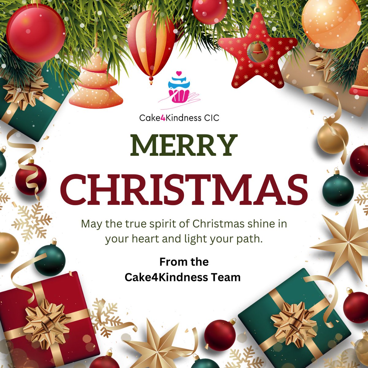 Cake4kindness's tweet photo. 'In this world its not what we take up, but what we give up, that makes us rich. Christmas is most truly Christmas when we celebrate it by giving the light of love to those who need it the most'. https://t.co/bvjdrnduKJ