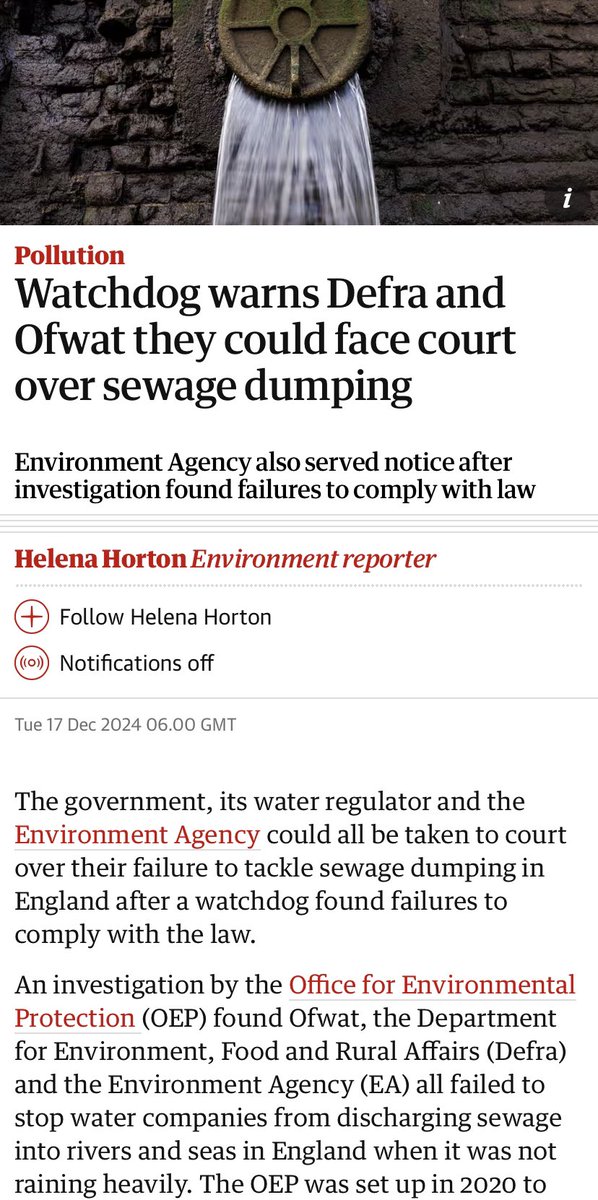 Well, there we have it.

Today’s ruling by the Office for Environmental Protection confirms the simple fact that much of the sewage going into our rivers would not be happening if government had simply enforced the law. 

The ruling strongly vindicates what environmental