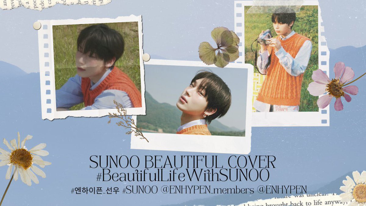 Team_Sunoo's tweet photo. Sunoo will cover ‘Beautiful’ by Crush, the iconic OST from Goblin, a song that speaks of love transcending time and loss.

Let’s shower #SUNOO w/ love &amp; support for this heartfelt performance by using the tags below!

SUNOO BEAUTIFUL COVER
#BeautifulLifeWithSUNOO https://t.co/6uzTIal2Oo