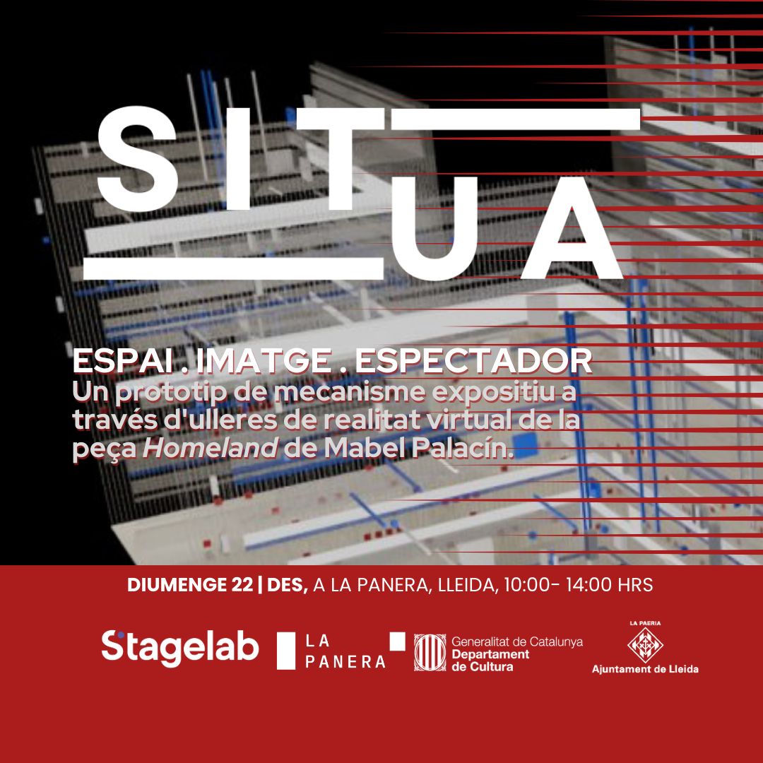 Si t'has fet aquestes preguntes, vine a la presentació de SITUA, un prototip expositiu amb ulleres MVR per a “Homeland” de Mabel Palacín 📅 diumenge 22|Des, ⏰ de 10.00 a 14.00 hrs en 📍@lapaneralleida. Inscriu-te en buff.ly/3ZG6w2U